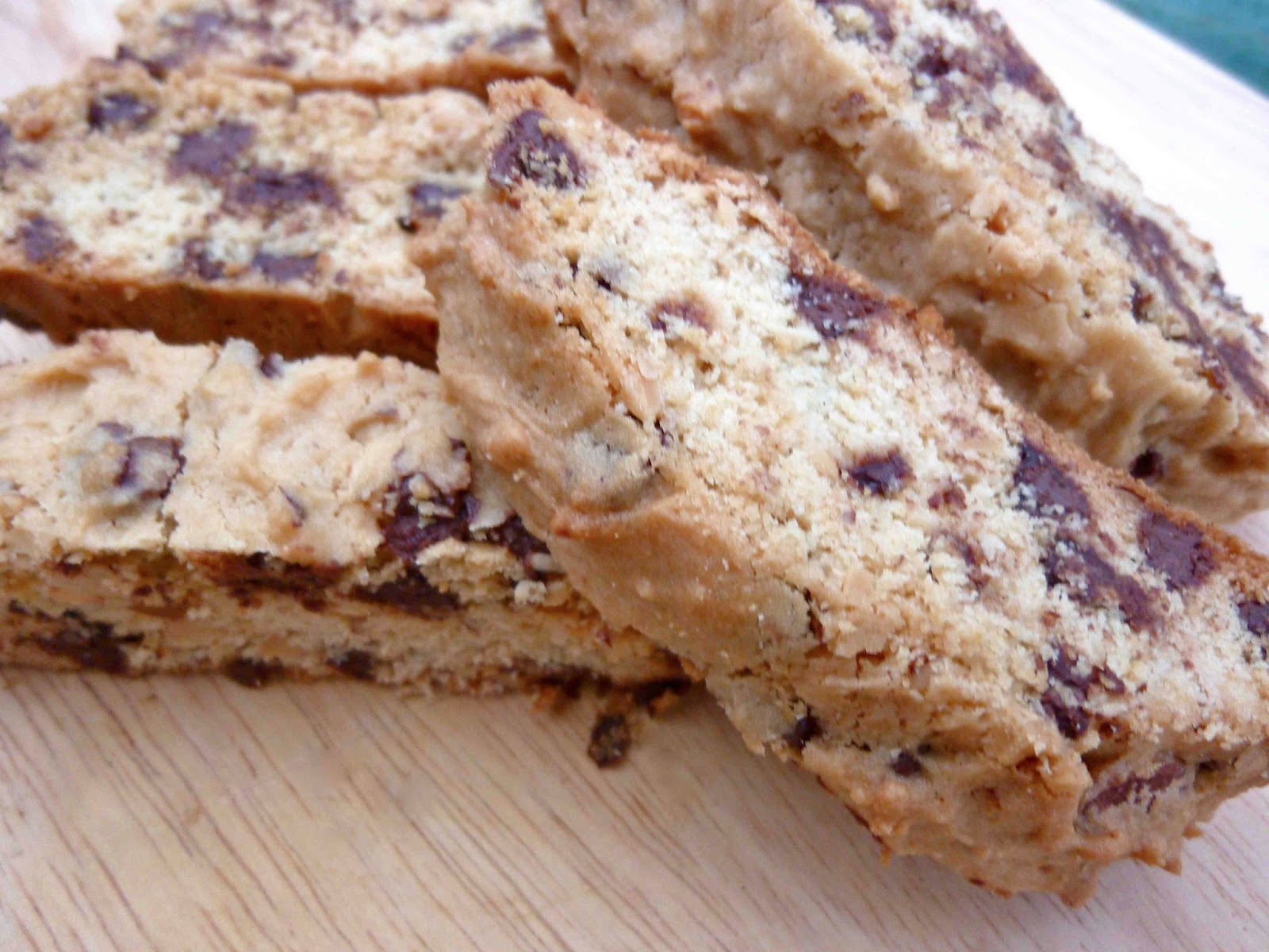 Smoked Almond Chocolate Chip Biscotti Diary of a Mad Hausfrau