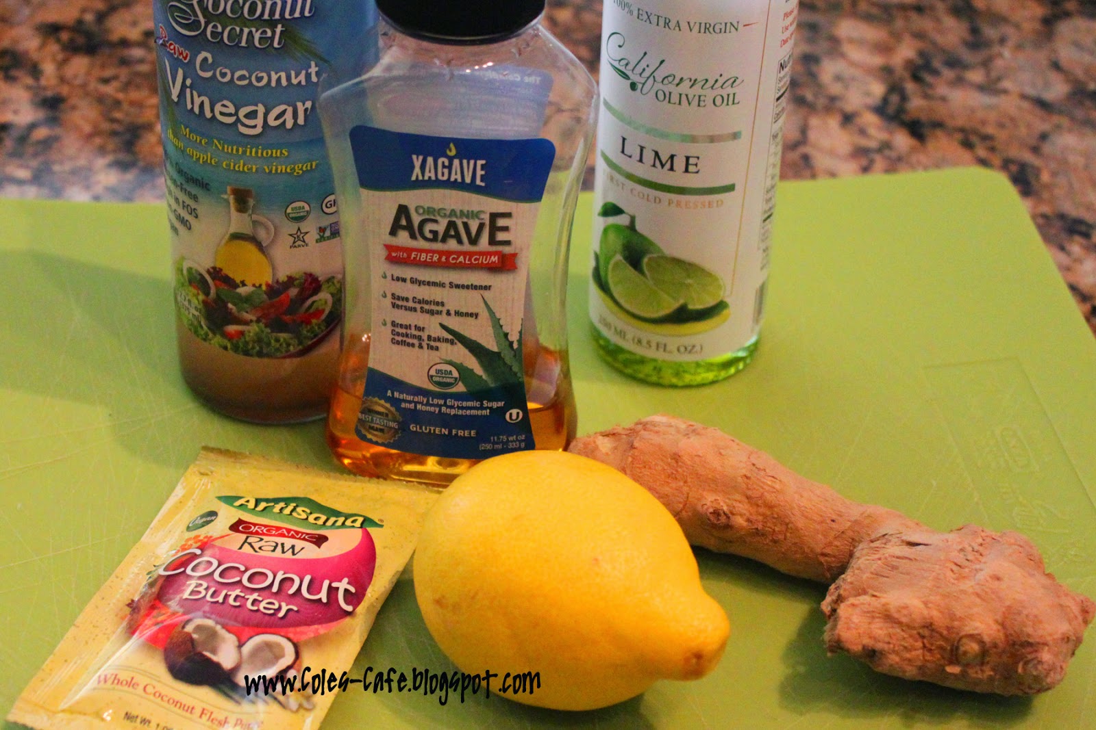 Coles Cafe Aloha Salad with Ginger Lemon Dressing