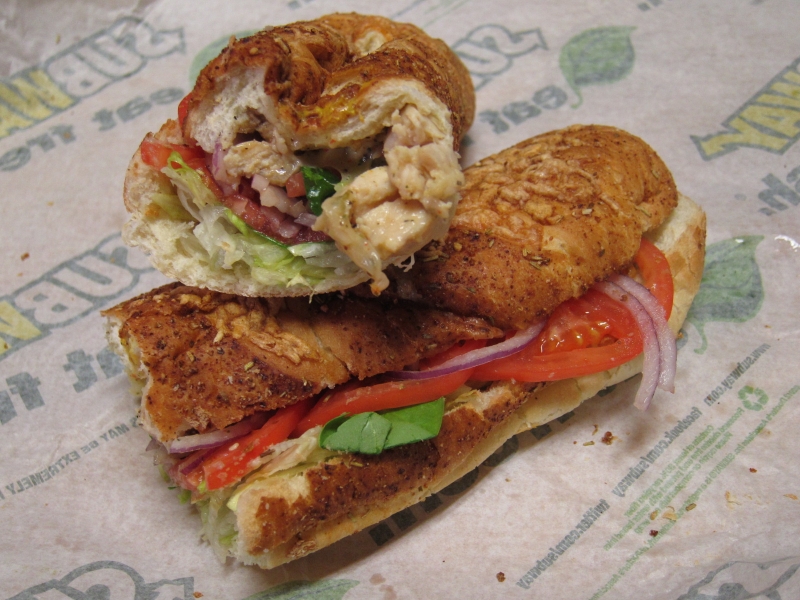 Review Subway Tuscan Chicken Melt Brand Eating