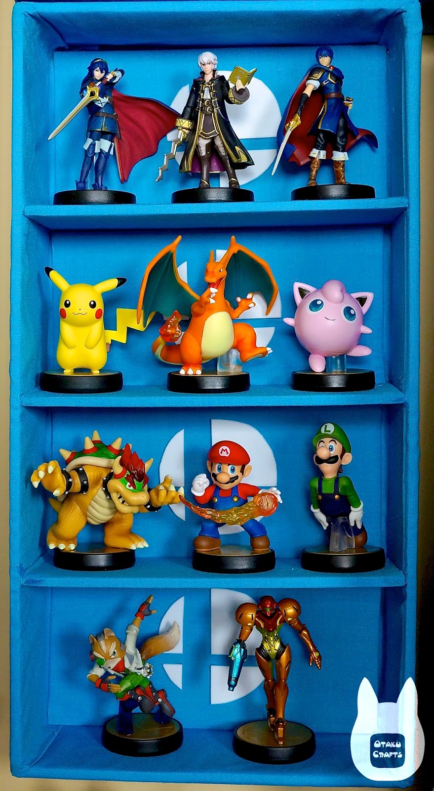 Otaku Crafts Smash Bros. Amiibo Display Case