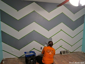 great baby room idea, baby room wall design, paint