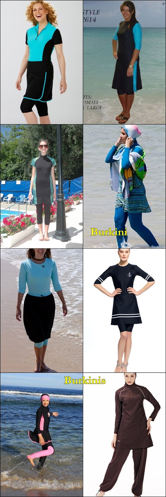 roupas modestas para praia