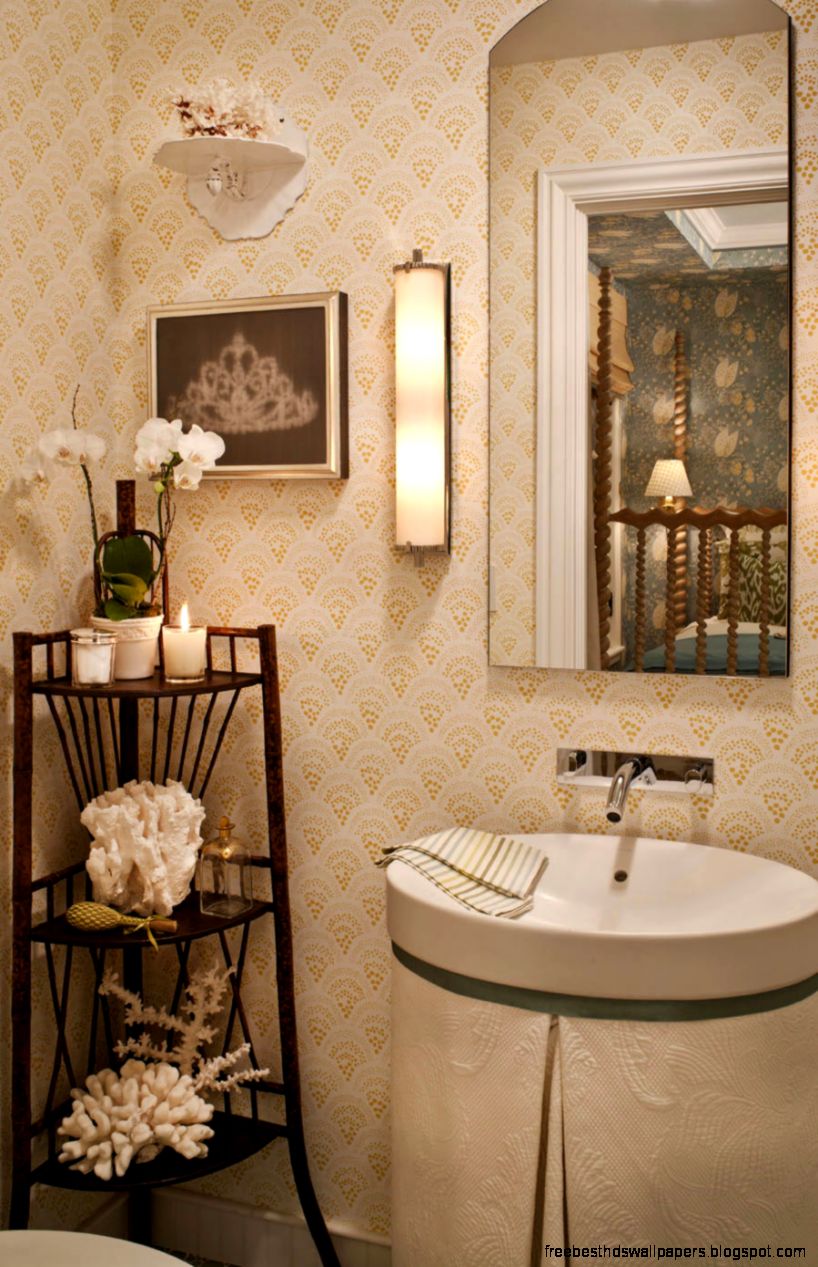 Wallpaper small bathroom Wallpaper small bathroom
