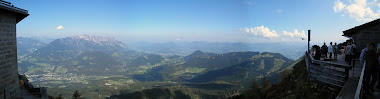 The Alps.around Salzburg. picture takes from the Tea-hous