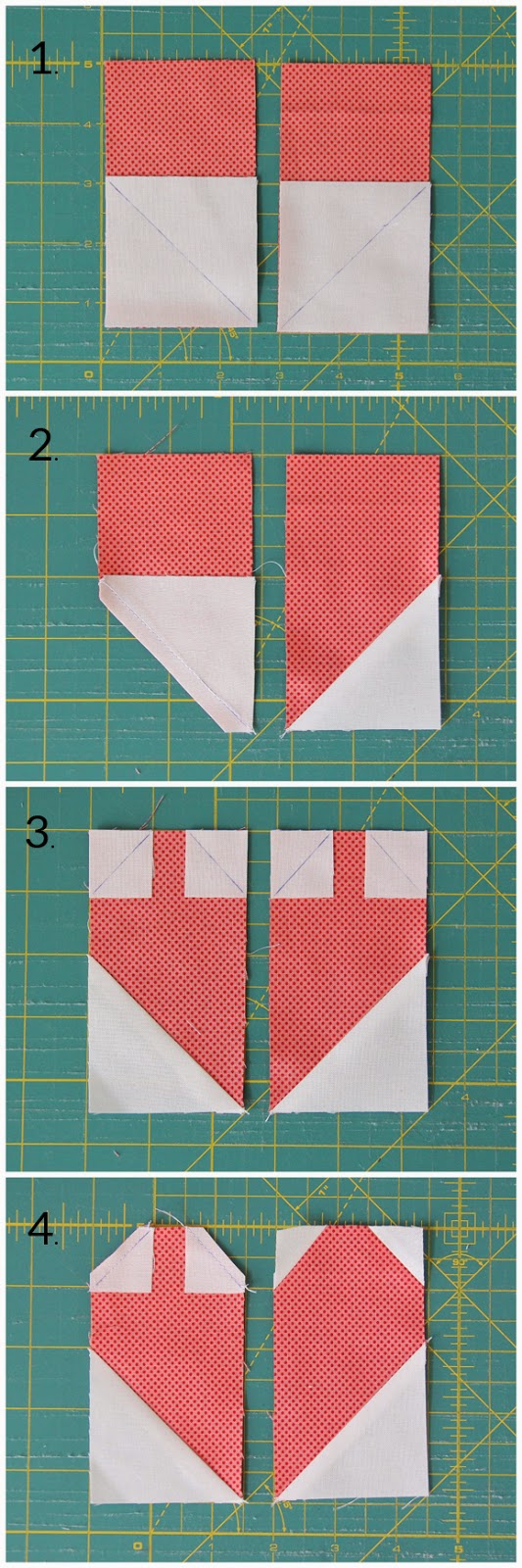 Cluck Cluck Sew Free Quilt Tutorial Simple Heart Quilt