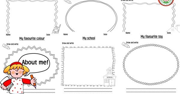 Classroom Freebies: Free pack of worksheets- About me