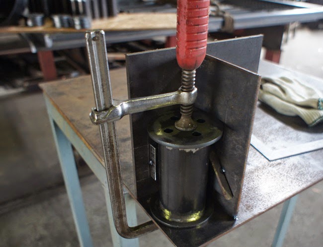 鉄の蝸牛 フランジ溶接