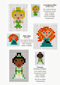 Disney Princess Hama Beads Pattern post by wememade