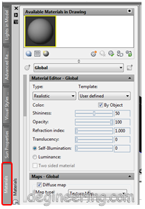 Gambar 03. Jendela materials Gambar 03. Jendela materials