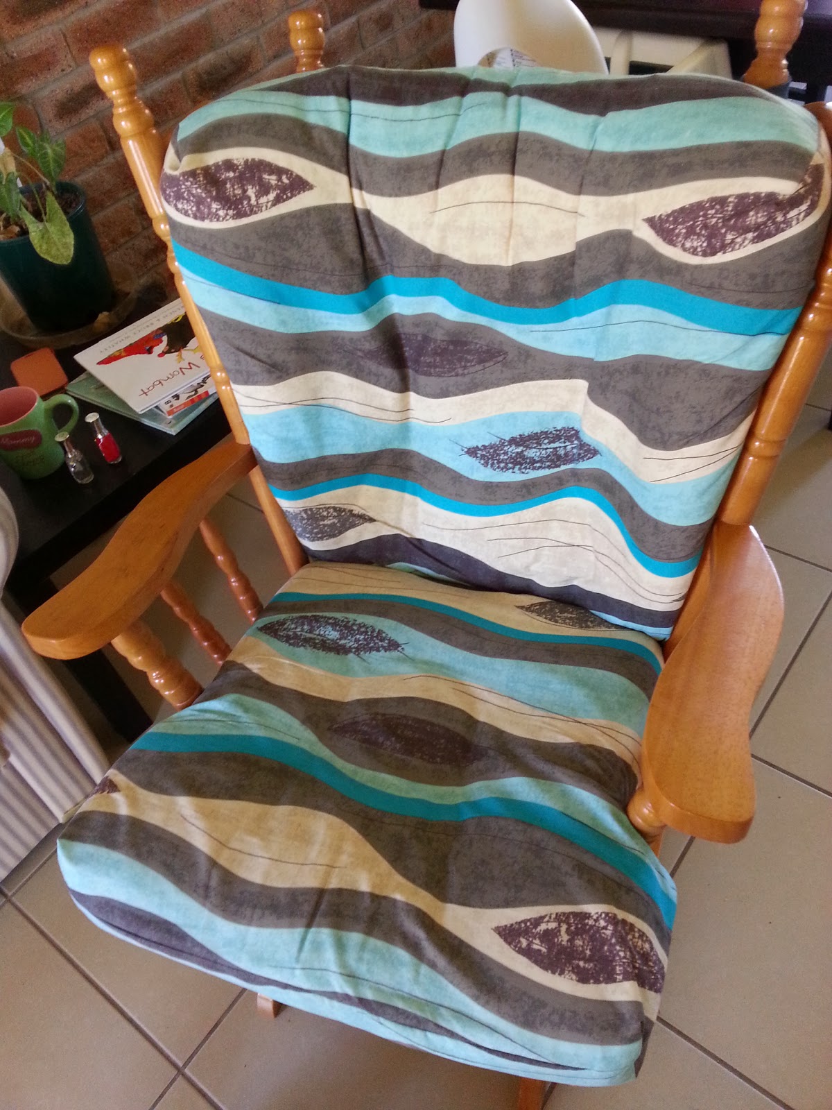 Nicorett Reupholstered Glider Chair