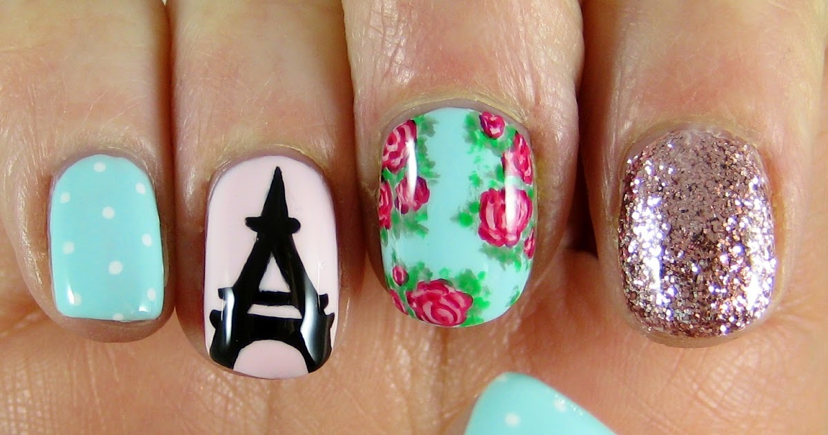 Dahlia Nails Love In Paris