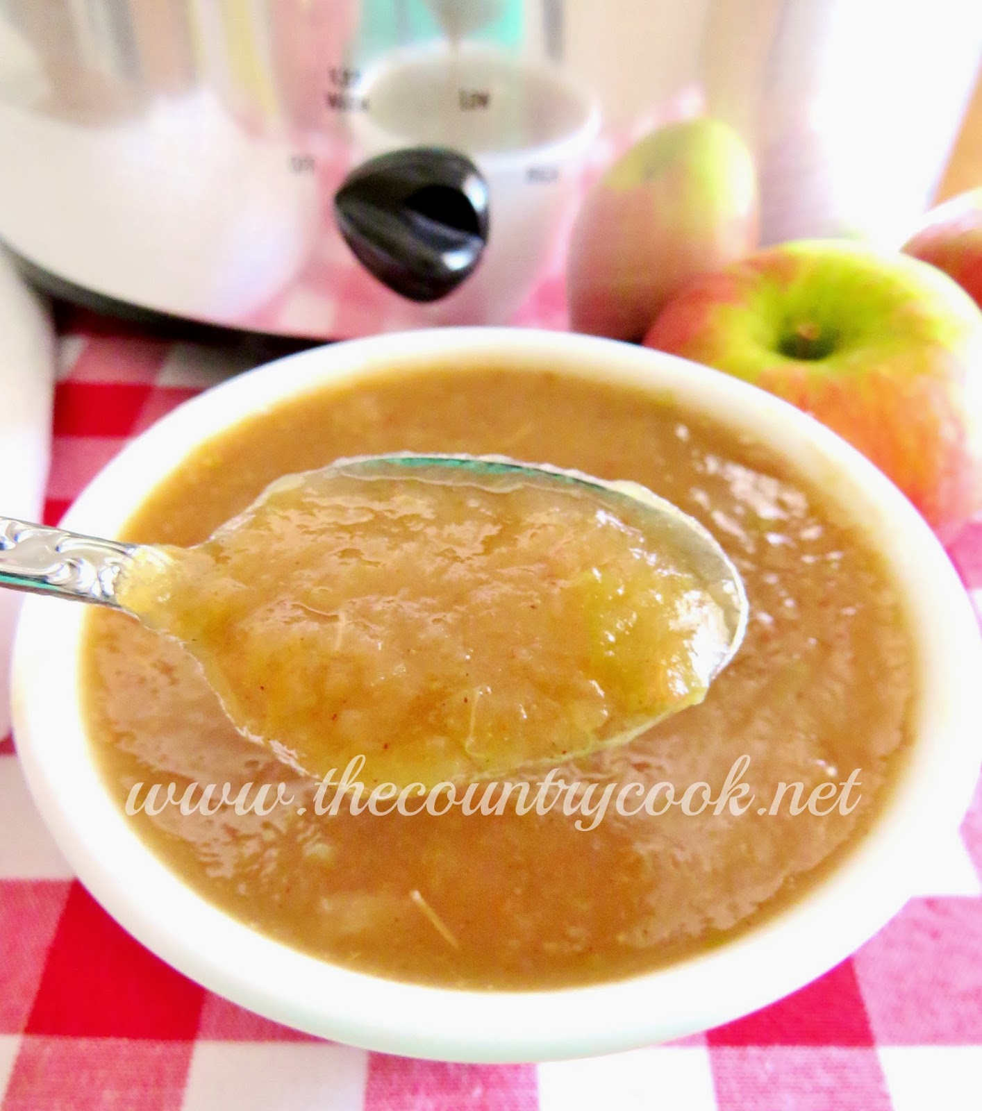 Crock Pot Applesauce The Country Cook
