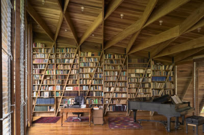 Biblioteca no Sotão Casa_kikebiblioteca+r%C3%BAstica
