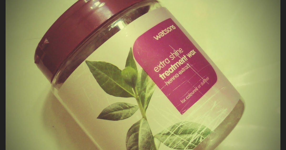 Orenjji Review Watsons Hair Treatment Wax (Henna Extract)