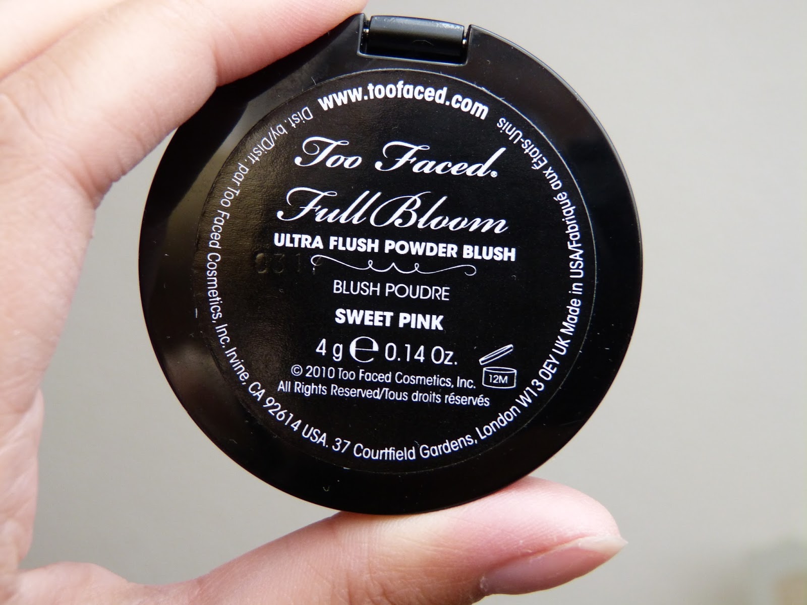 Ege Tunca Too Faced Full Bloom Powder Blush