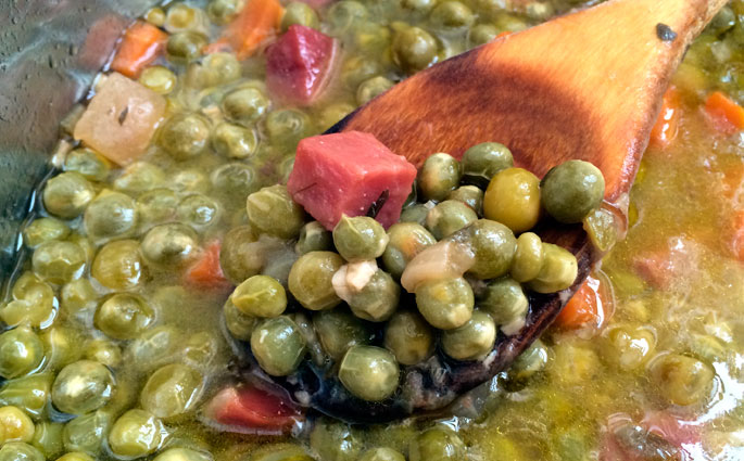 Guisantes con jamón Guisantes con jamón