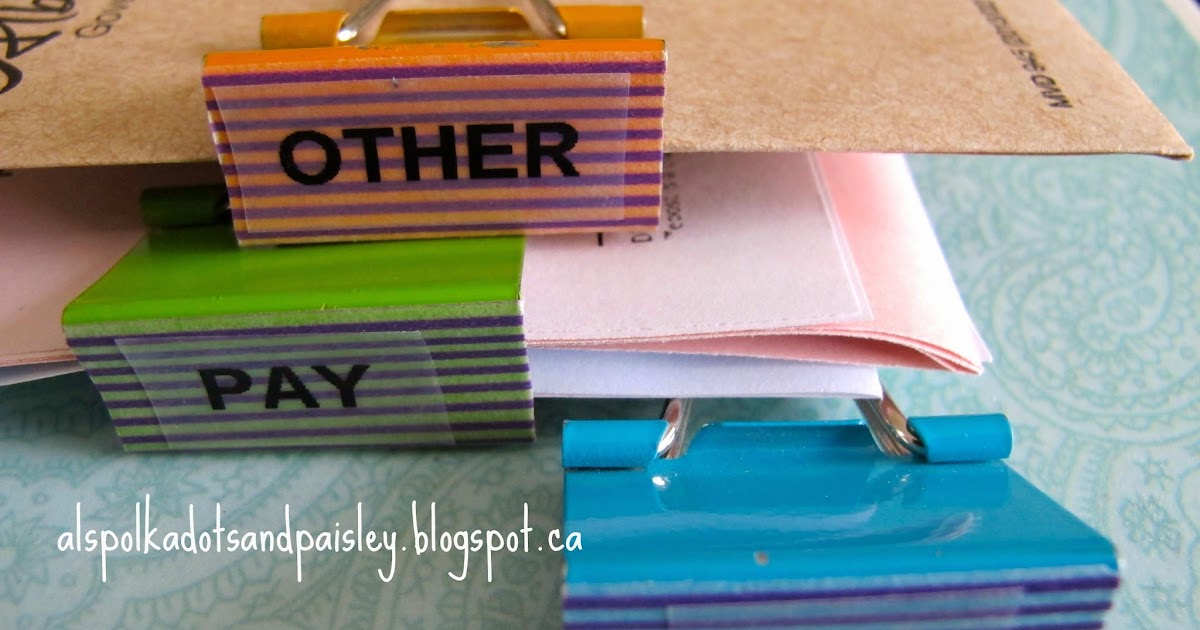 Someday Crafts Easy Organization Binder Clips