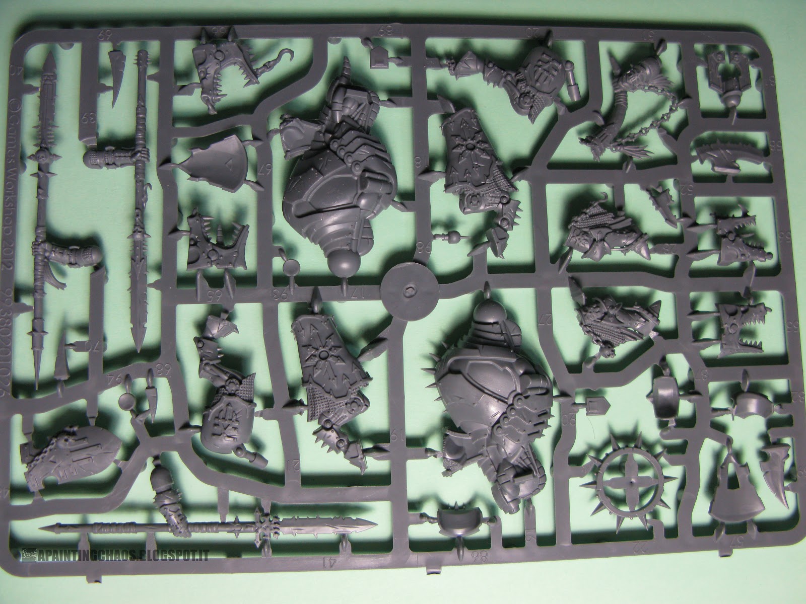 Chaos Warriors Sprue