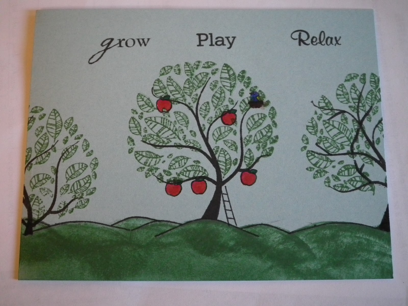 Crafty Card Tricks Spring Tree Card
