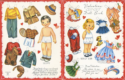retro paper dolls