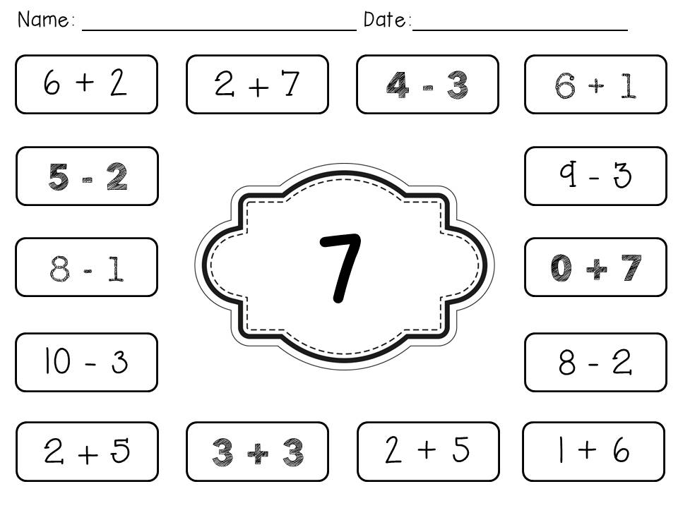 Kindergarten is Grrreat!: Daily 3 Math - Math by Myself - for the