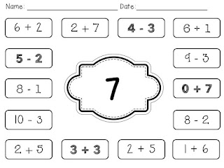Kindergarten is Grrreat!: Daily 3 Math - Math by Myself - for the