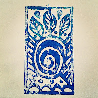 the linocut