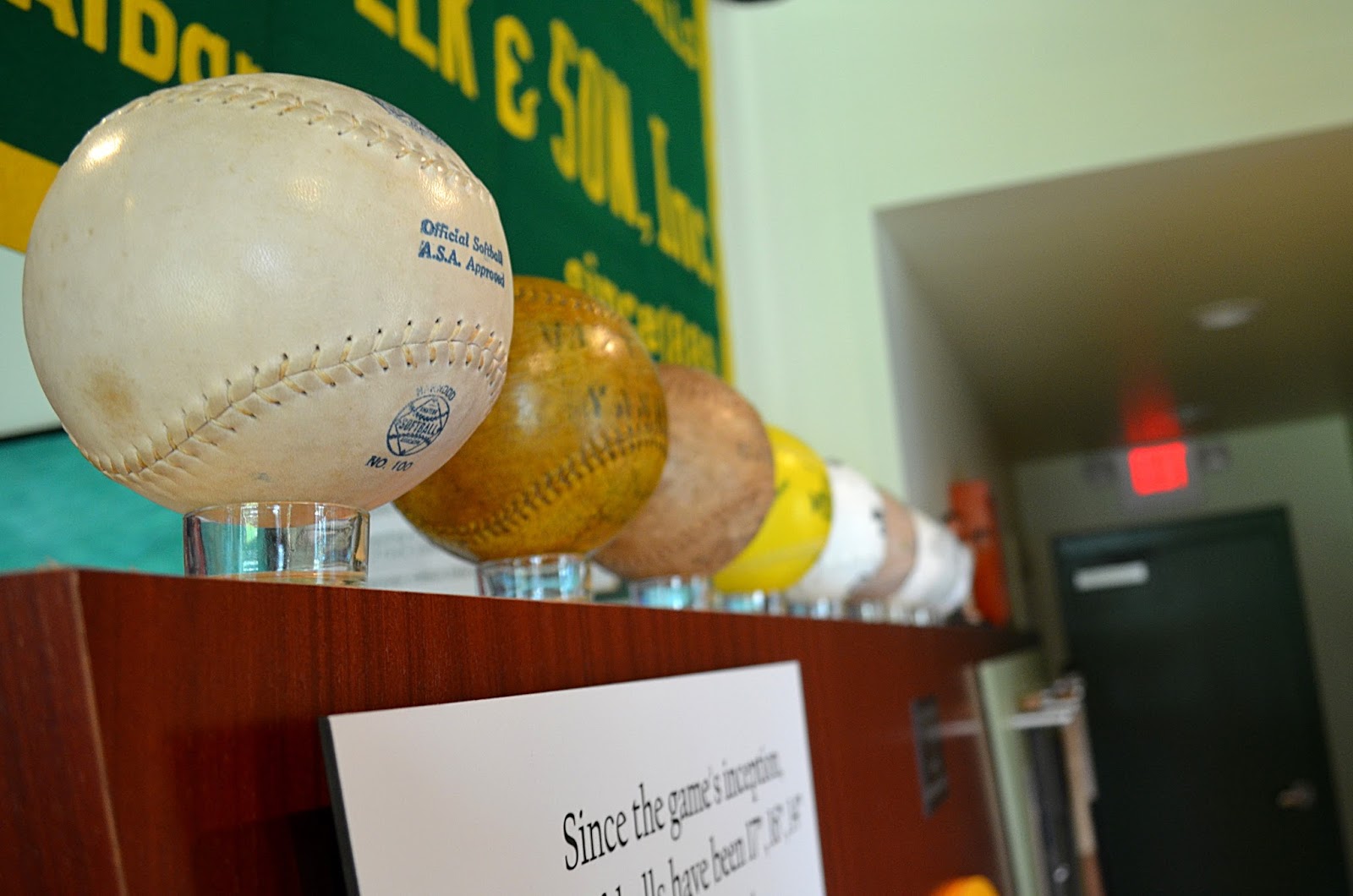 Shipping Off to Singapore 16inch Softball Hall of Fame