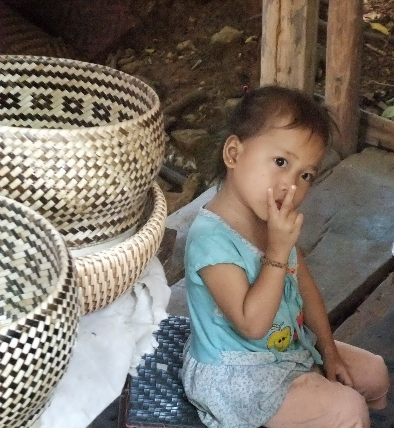 Hmong village kids