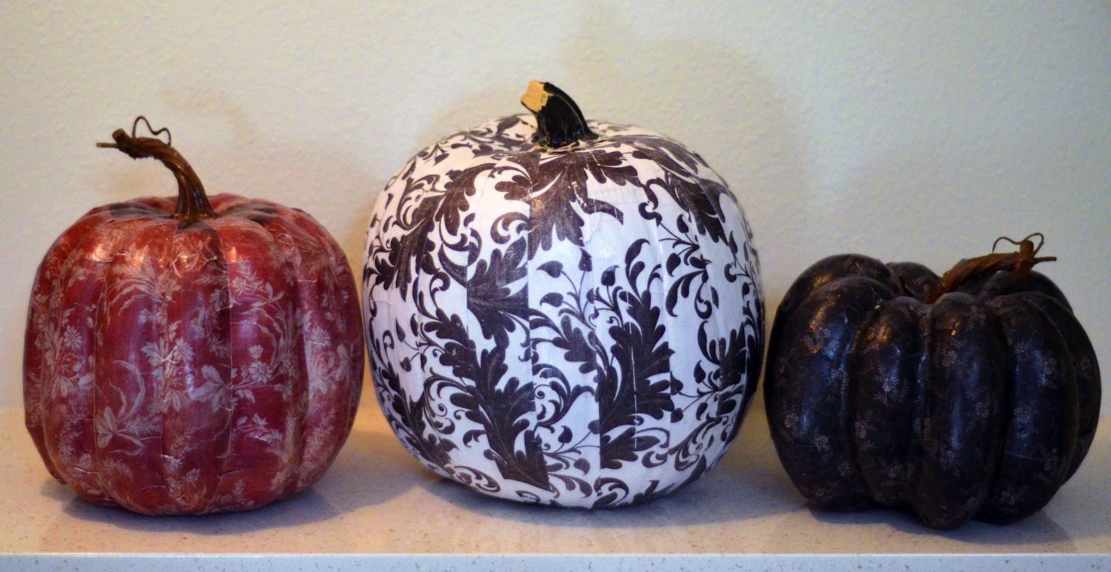 The Adventures of Mrs. Mayfield How to Decoupage Pumpkins