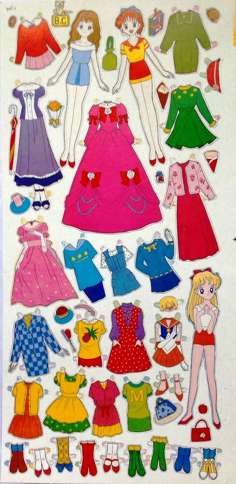 Mbah Bepe: Paper Doll Sailor Moon