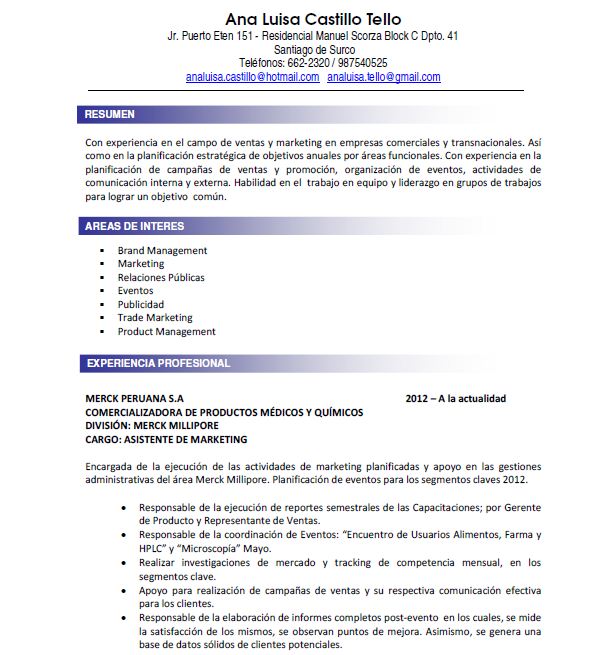 Professional objective for resume picture