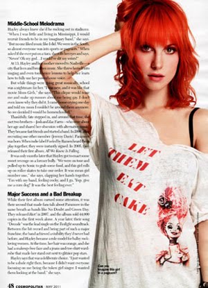 hayley williams cosmo magazine. hayley williams cosmo cover.