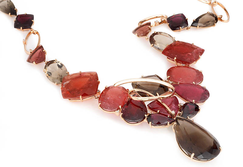 Vianna Brazilian Jewelry with Gemstones as pieces of art Designer