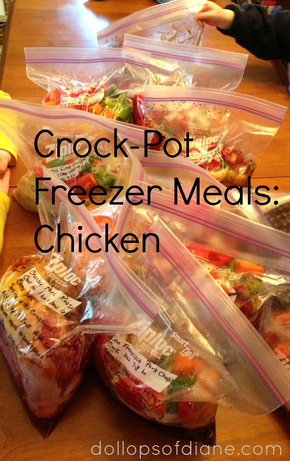 Dollops of Diane CrockPot Freezer Recipes Chicken