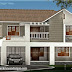 1829 sq ft home design in Kannur, Kerala