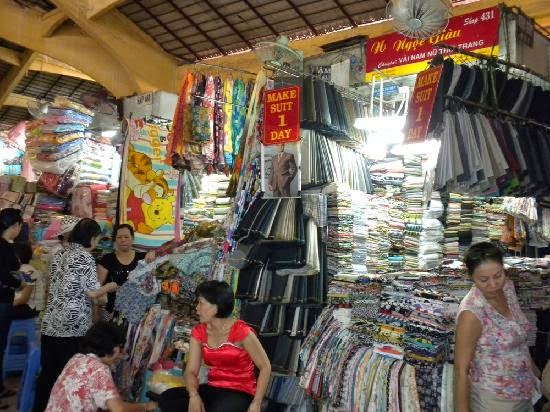 tempat menarik di vietnam Bent thant market
