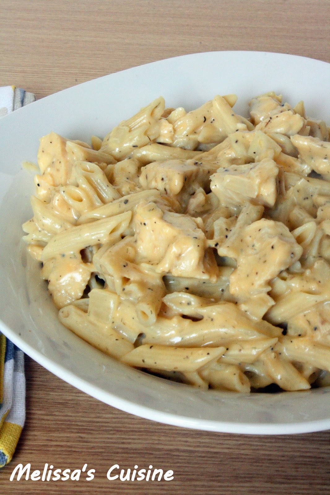 Melissa's Cuisine Cheddar Chicken Pasta