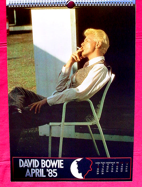 Top Of The Pops 80s David Bowie Calendar 1985