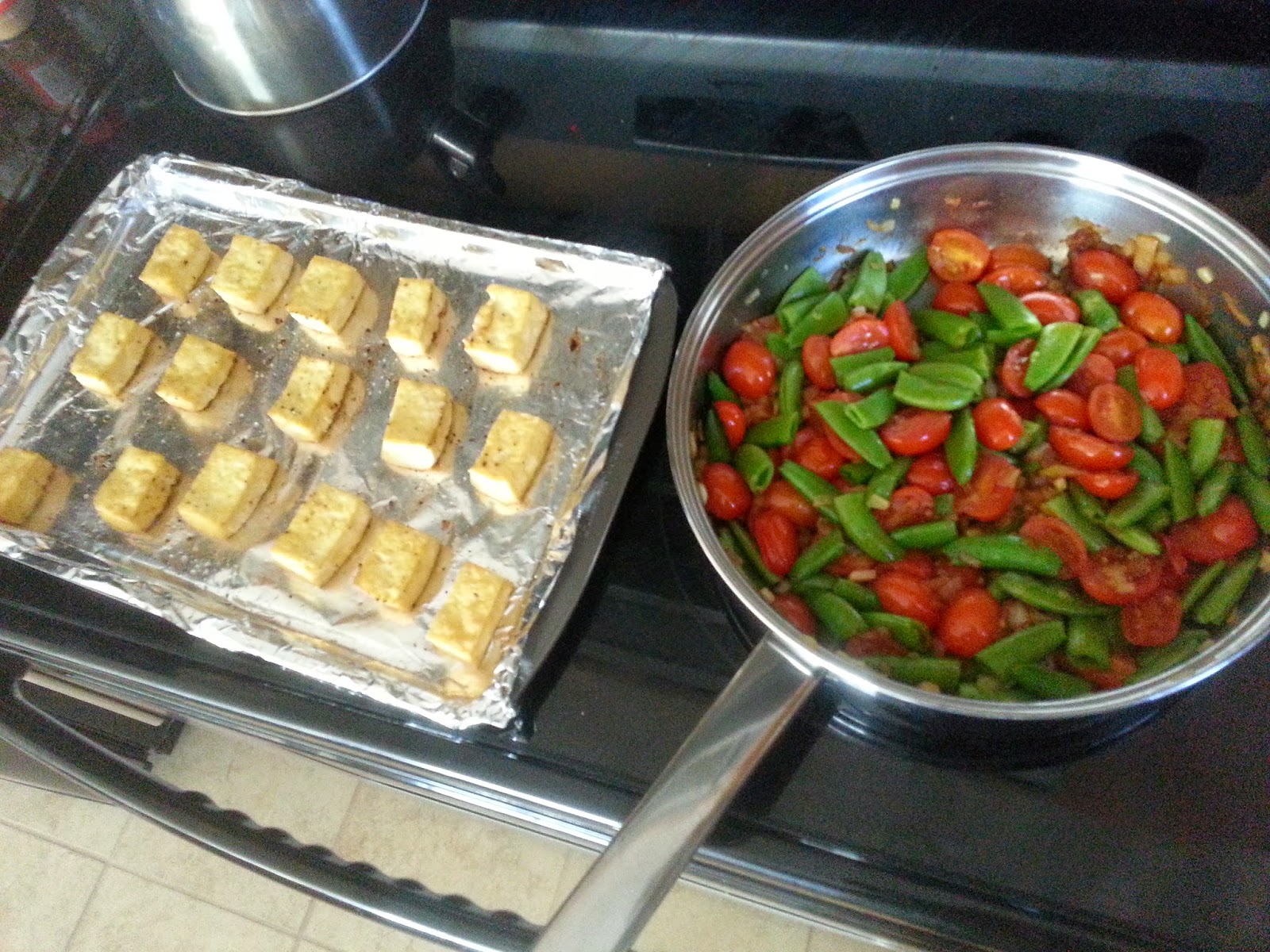 A Foreigner About Town Baked Tofu Stir Fry