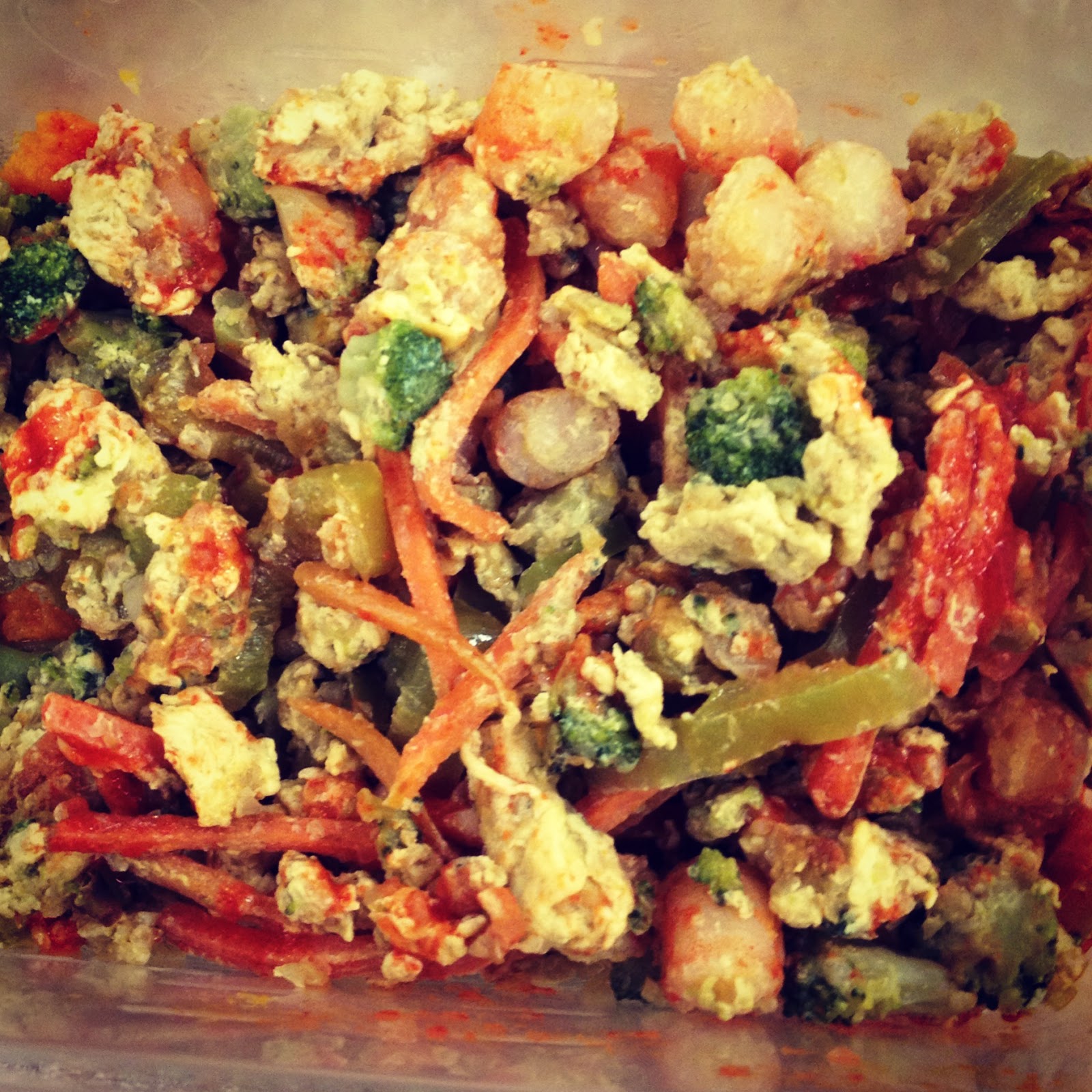 Pretty Little Feast Egg White Sandwich on Cauliflower "Flatbread"