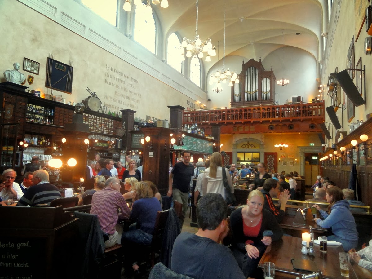 TRAVEL AND LIFESTYLE DIARIES A piece of Belgium in a secret church restaurant in Utrecht
