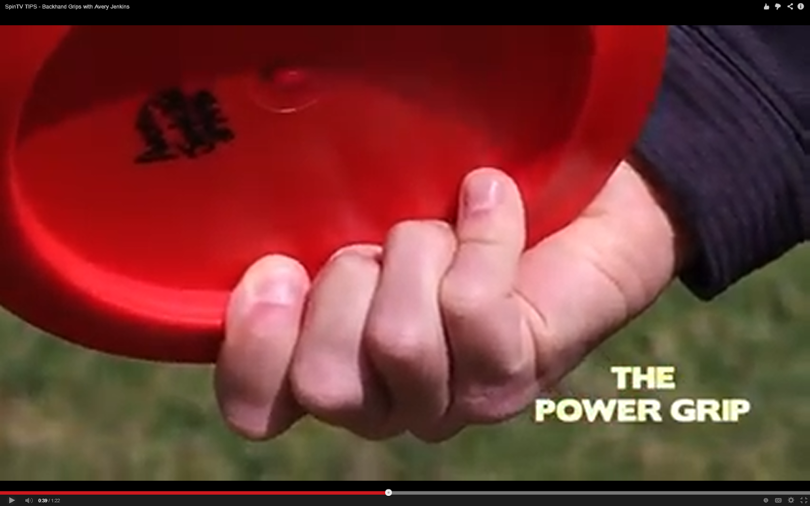 Clock Tower Disc Golf League Back Hand Disc Golf Drive Grips Avery