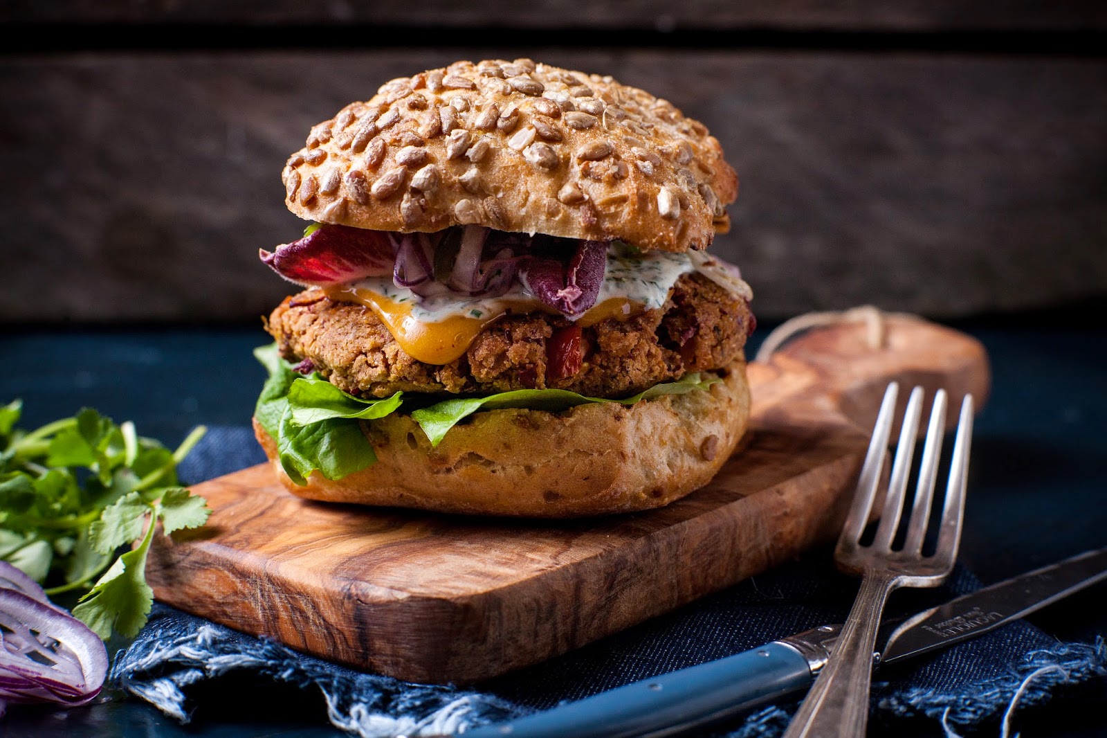 Quick Kidney Bean Burgers