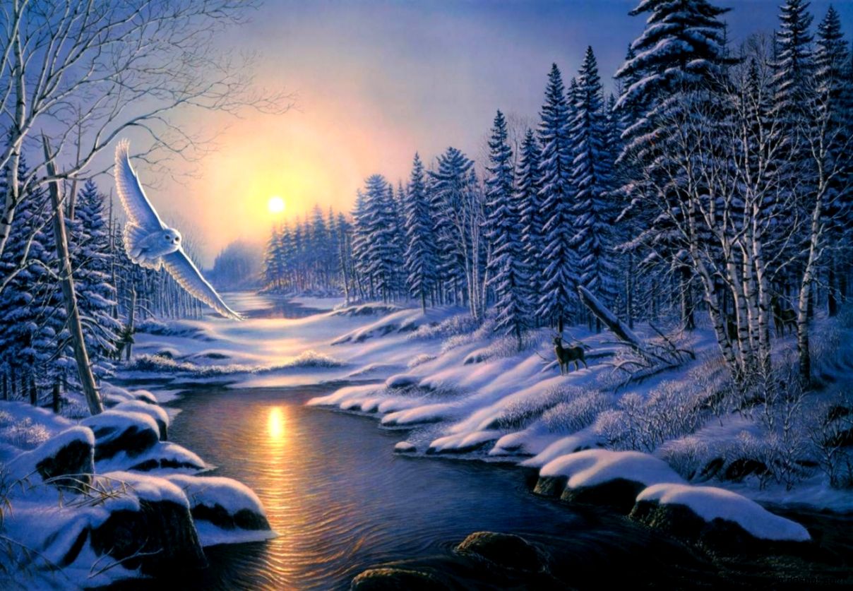 Deer Winter Solstice Deer Winter Solstice