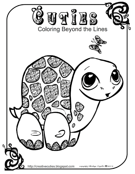 Creative Cuties Coloring Pages
