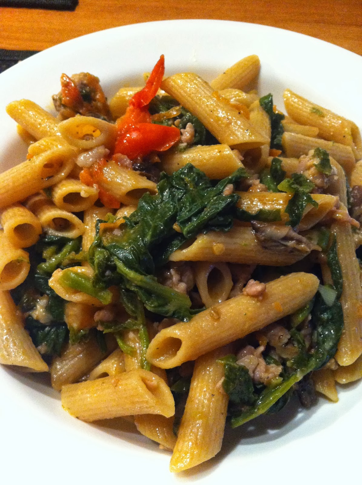 Things my husband cooks for me sausage and rapini pasta‏! NaNa Toulouse