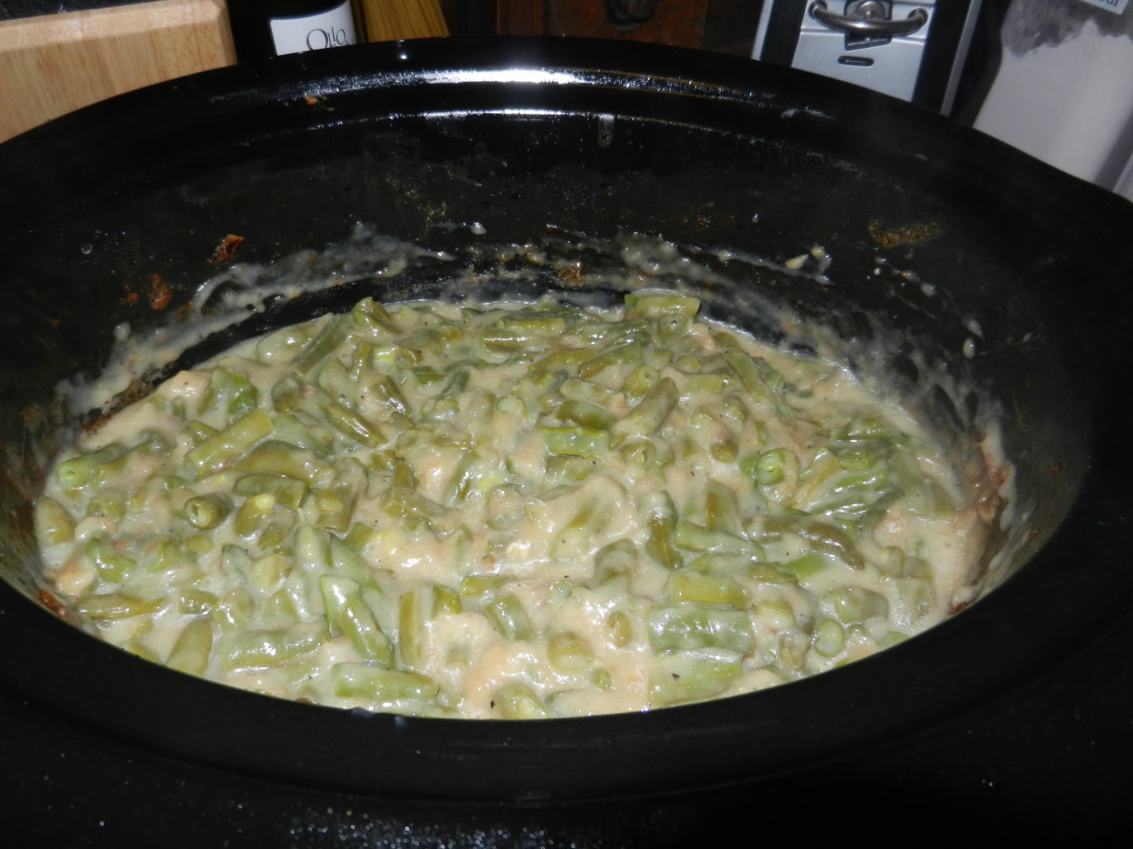Cookin Stuff Green Bean Casserole (Crock Pot)