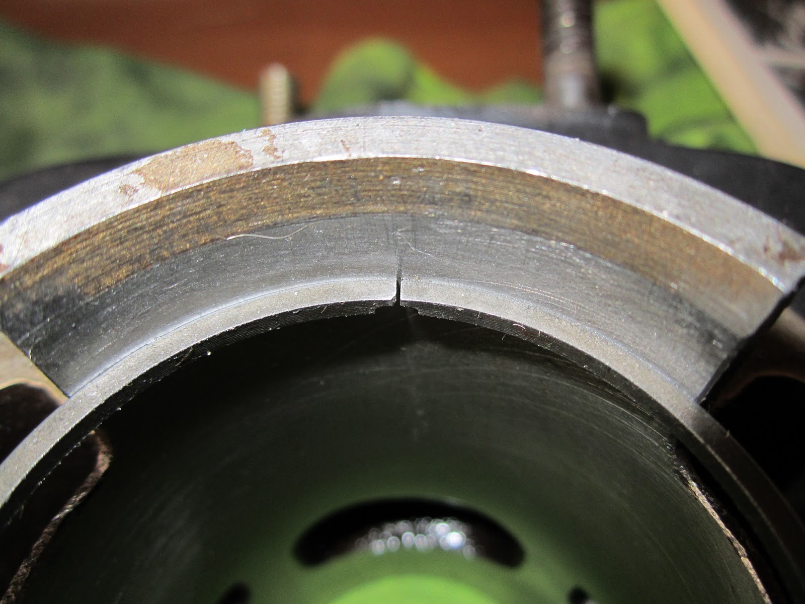 Restoration Yamaha LS3 1972 New piston with Keystone rings