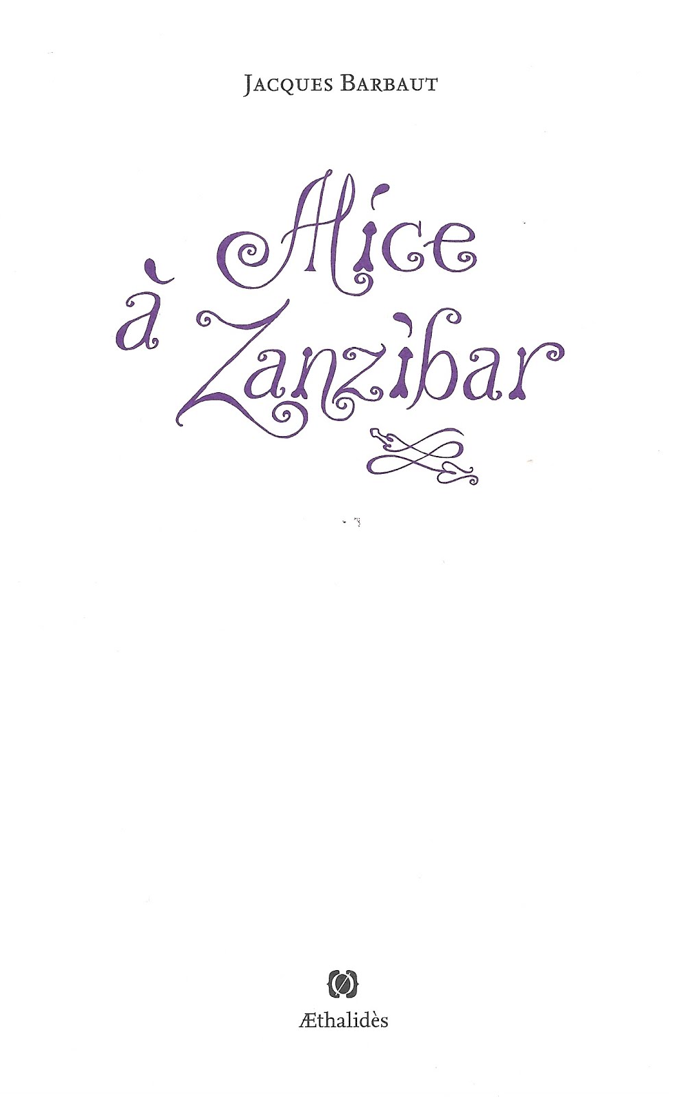 Alice à Zanzibar